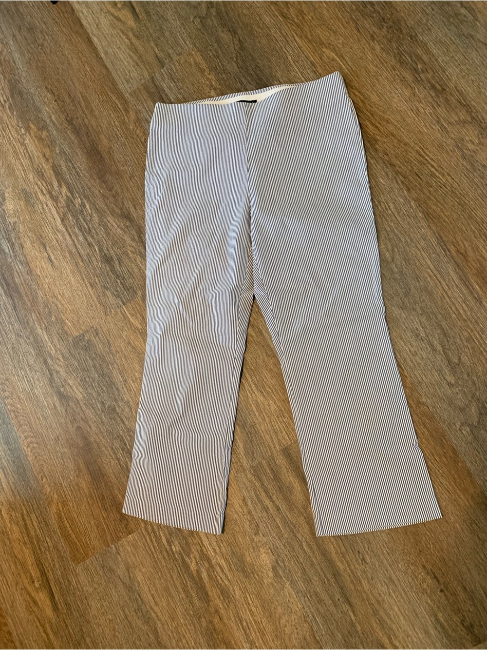 Counterparts White and Black Pinstripe Dress Pants